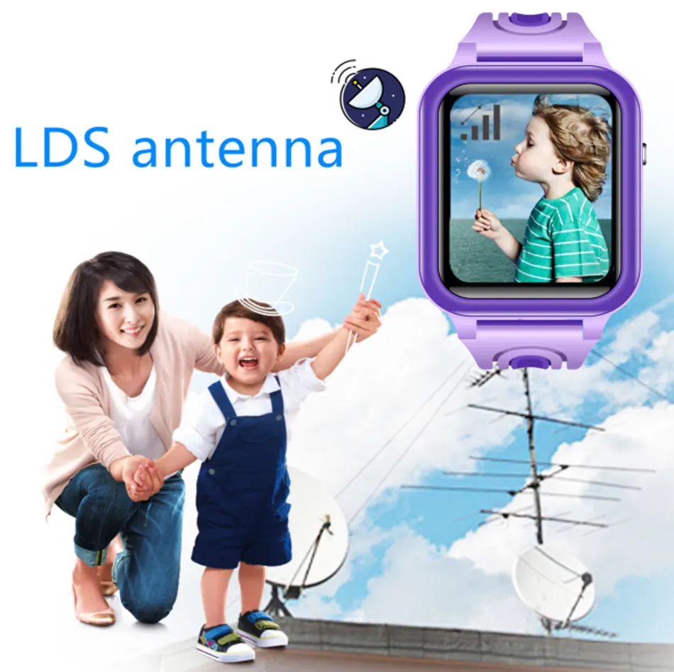 SALFRESA L60 Children Smart Watch Waterproof IP67 Color Touch Screen 1.33'' Baby Safety Kids AGPS LBS Smart Bracelet for Child-17