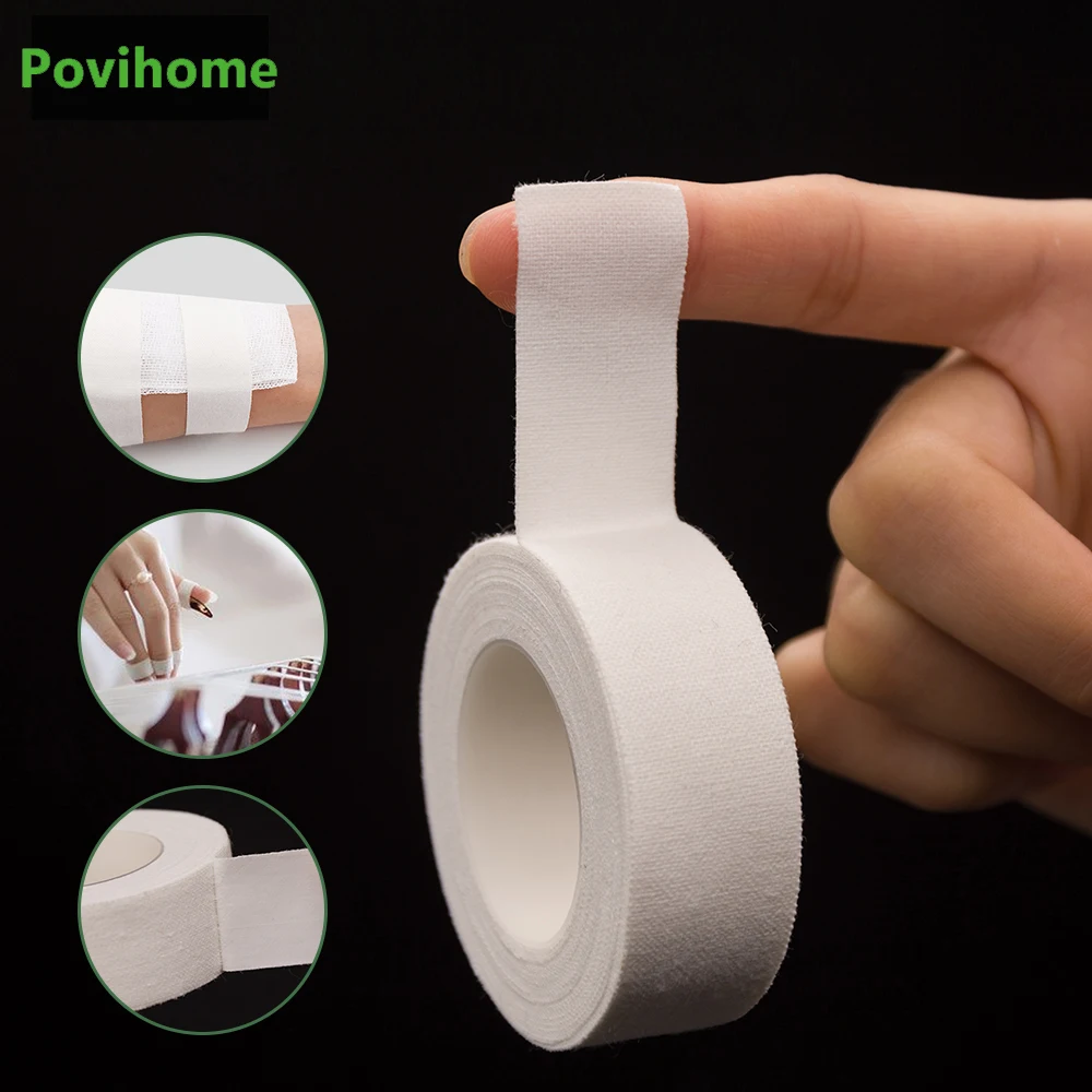 

3pcs First Aid Bandage Medical Rubber Plaster Tape Self-adhesive Cshesive Breathable Elastic Wrap 2cm*500cm D1756