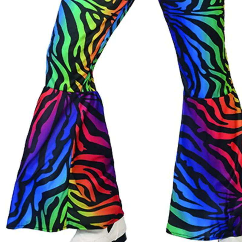 Wholesale - 2017 New Colorful Disco Costume for Men Polyester Party Clothing Adult Disco Jumpsuits Costumes Masquerade 301 Wholesale - 2017 New Colorful Disco Costume for Men Polyester Party Clothing Adult Disco Jumpsuits Costumes Masquerade 301