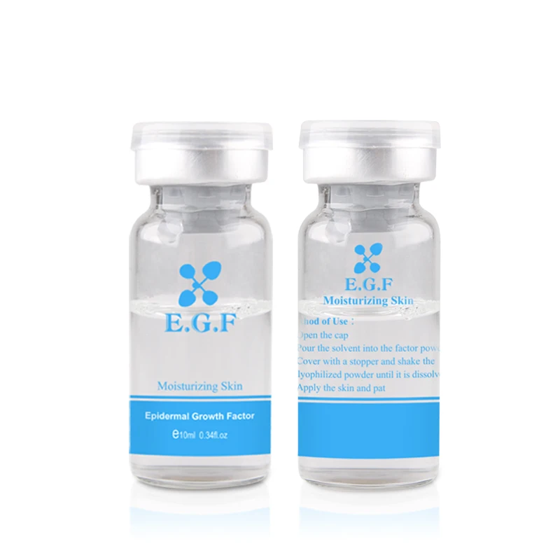 5 наборов 10 шт 10 мл Эпидермальный фактор роста EGF сублимированная пудра для увлажнения кожи восстановление кожи и повышение влажности
