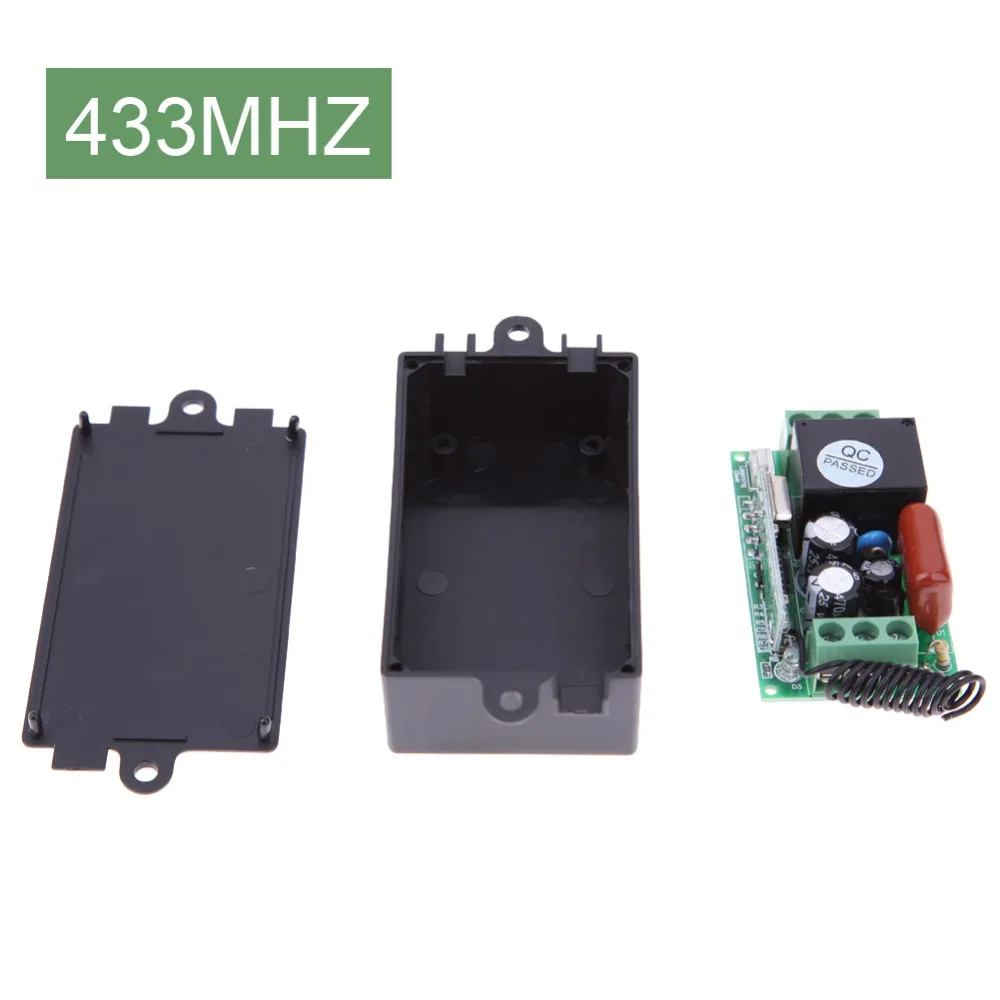 

433MHz Practical AK-RK01S-220-A AC 220V 1CH Wireless Remote Control Switch Controle Remotor Panel Transmitter