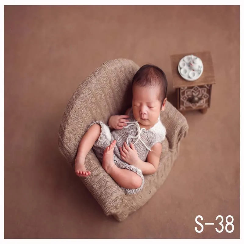 2 размера новорожденного и 100 дней реквизит для детской фотосъемки позирует мини-диван стул для фотосъемки Младенческая студия реквизит для фотосъемки много цветов