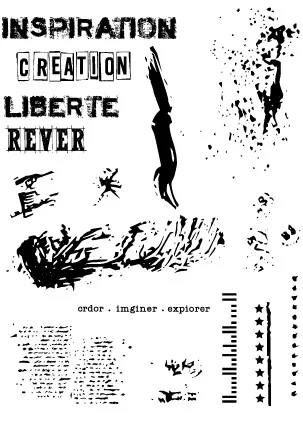 

French stamp Clear Stamp for Scrapbooking Transparent Silicone Rubber DIY Photo Album Decor A95