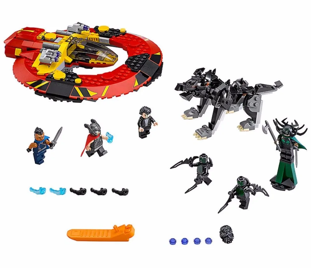 Marvel Thor Ragnarok The Ultimate Battle for Asgard Hela Building Block Toys Compatible with Legoings Super Heroes | Игрушки и хобби