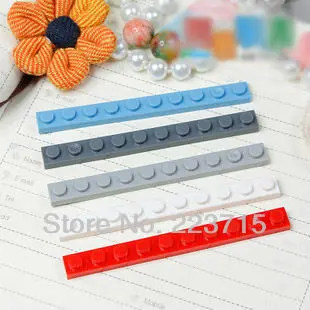 ! 4477 50pcs*Plate 1x10* DIY enlighten block bricks,Compatible With Assembles Particles
