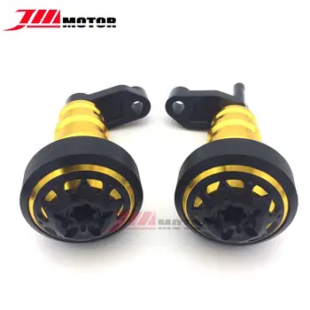 

High Quality Gold Color Motorcycle CNC Aluminum Crash Pads Frame Sliders Protector Falling Protection For S1000RR 2010-2015