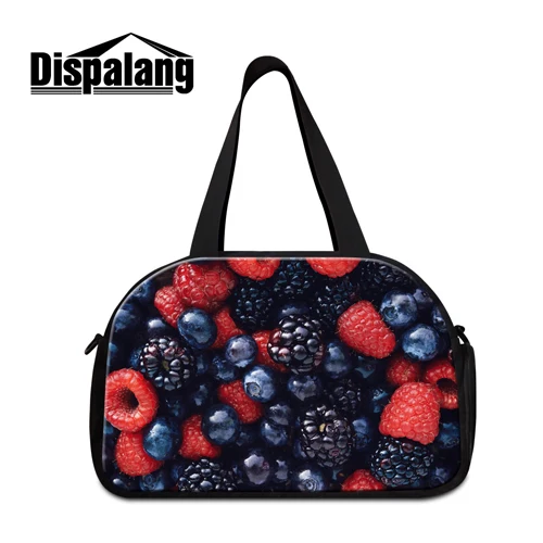 Dispalang tKiwi фрукты 3D печатные персонализированные дорожные сумки для женщин сумка-мессенджер сумка для одежды большой плечо мешок багажа для duffel - Цвет: Прозрачный