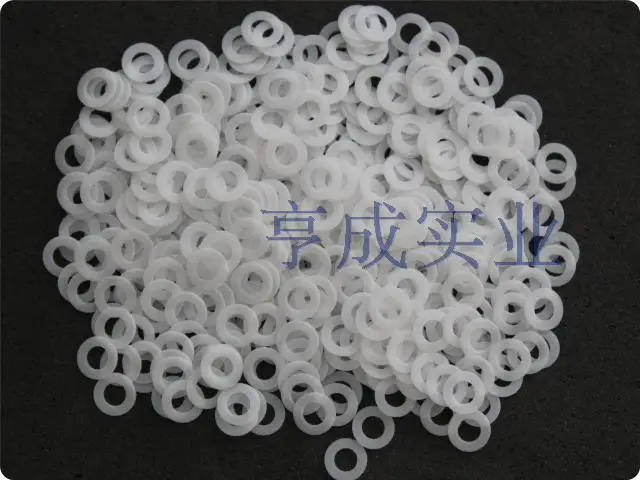 

50pcs 4x8mm/4x9mm/4x9.4mm teflon washer high temperature M4 PTFE washer gasket white color 0.2/0.3/0.4/0.5/0.6/0.8/1mm thickness