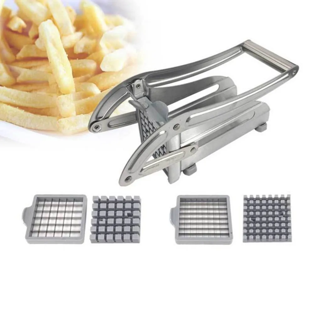 

Stainless Steel French Fry Potato Chipper Cutter Slicer Cucumber Chopper Kitchen Gadgets Kitchen Cooking Tools