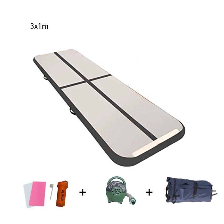  3mx1mx10cm Inflatable Air Track Gymnastics Mat Equipment Workout Exercise Fitness Yoga Mat Exercisi