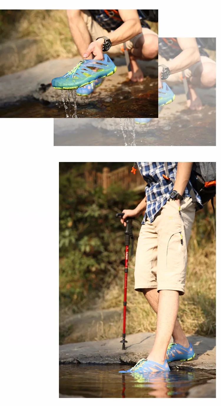 Мужские сандалии Корейская версия тенденции Сандалии для девочек мужские летние пляжные отверстие Обувь молодежи Классные шлепанцы x1391 35