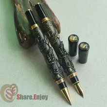 2 шт. JINHAO 41 античная латунь тонкий перо Ролик Шариковая ручка и авторучка