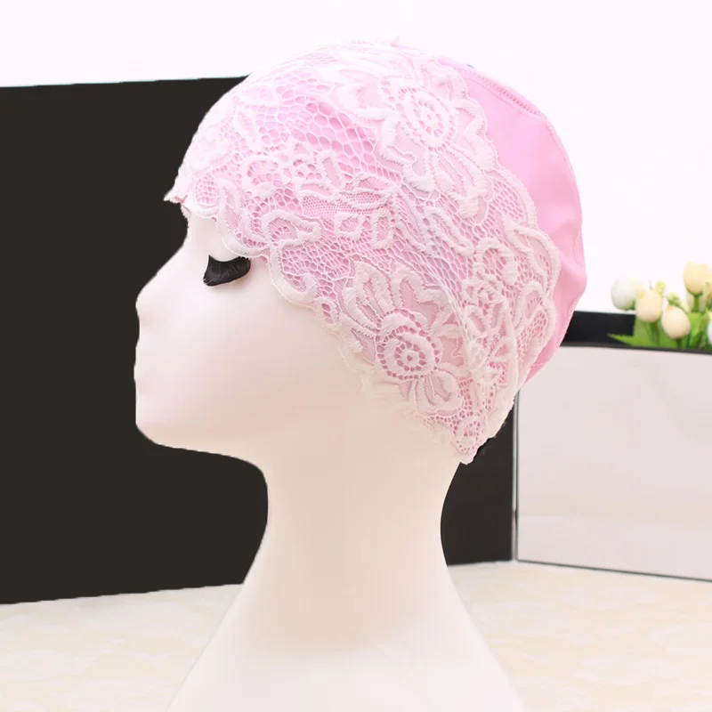 Buy Multi Colors Swim Cap Women Lace Swimming Caps Fashional from Reliable