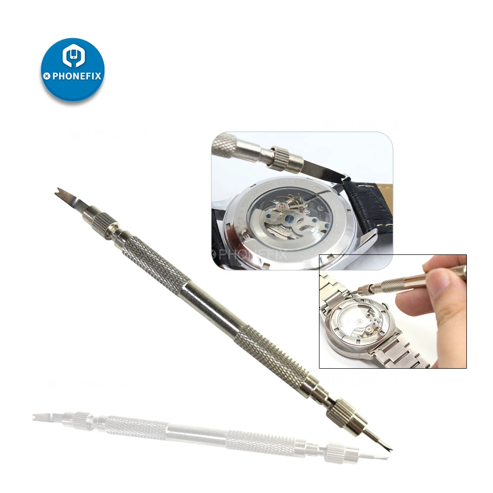 

Woman Man Watch Spring Bar Tool Set with Extra 3 Tips Pins Watch Band Strap Revomer Repair Kit for Watch Bank Link Repair Tools