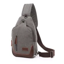 Модные мужские сумка-мессенджер Повседневное нагрудная сумка для путешествий Холст Crossbody Back Pack Для Мужчин's сумка на плечо многофункциональная небольшая дорожная сумка