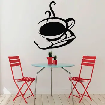

Wall Decals Vinyl Decal Sticker Art Mural Kitchen Decor Tea Mug Coffee Cup