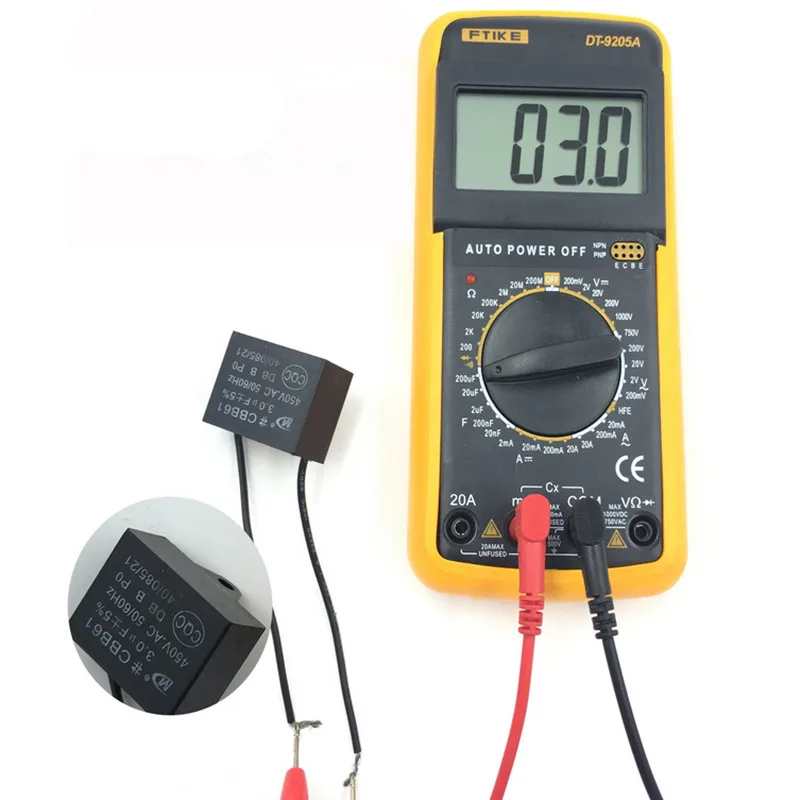 Digital Multimeter Tester Voltage Ammeter Meter Measuring Instrument