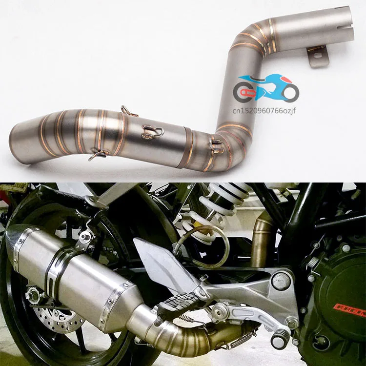 motorcycle exhaust link pipe