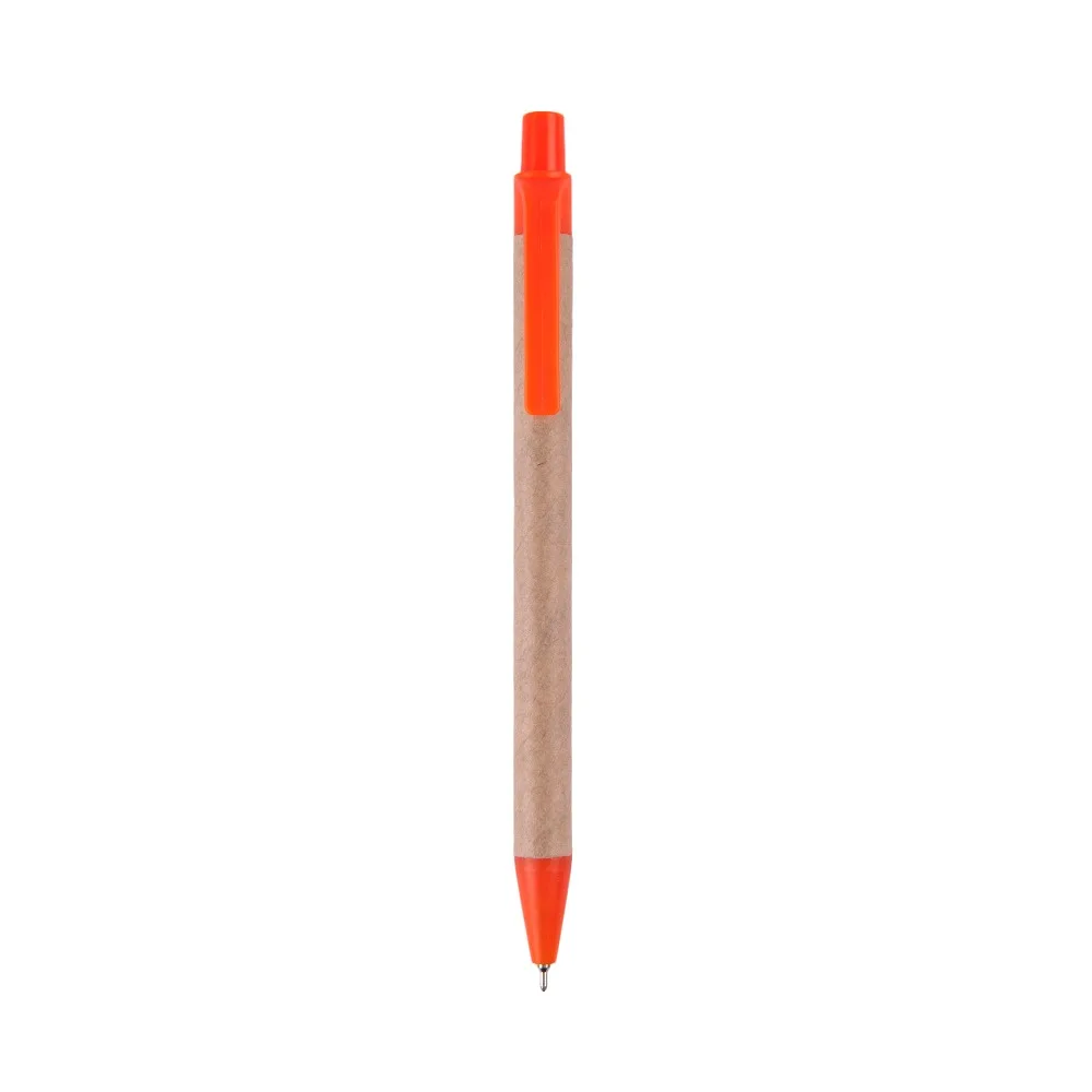 1 шт. в кратком стиле эко-бумажная ручка с пластиковым зажимом зеленая концепция экологические черные чернила шариковые ручки прочная шариковая ручка