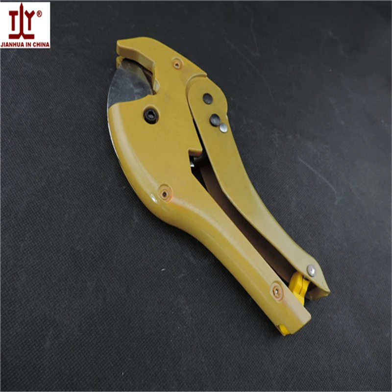 Бренд JIANHUA желтый резак для труб ручка Режущий инструмент для резки ПВХ труб плоскогубцы пластиковые трубы и резак для труб