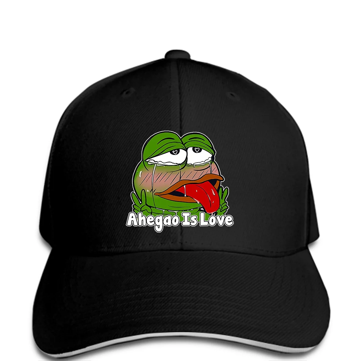 Бейсболка 2018 модная мужская шляпа Ahegao Is Love редкая лягушка влажный мем Hat1 |