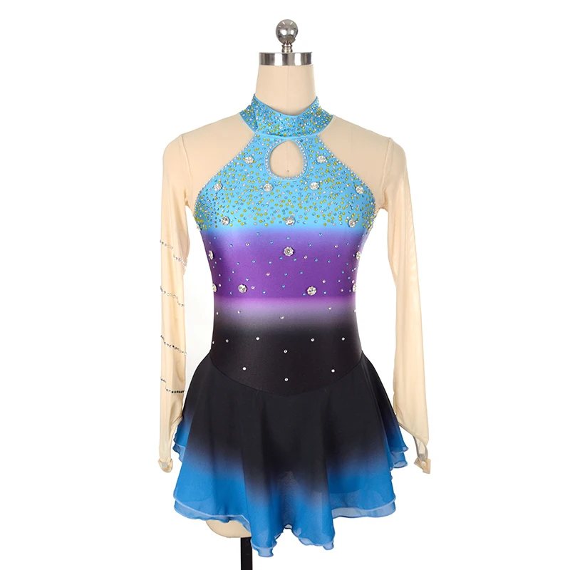 Patinação Vestido Personalizado Saia para Menina Mulheres