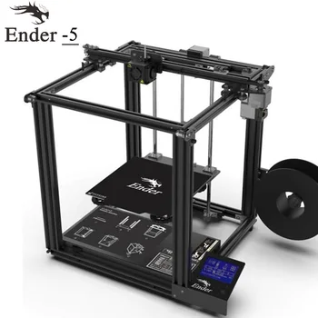

2018 High precision 3D printer Ender-5 large size V1.1.3 mainboard Cmagnetic build plate,Power off resume easy biuld Creality 3D