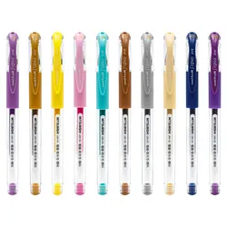 Япония UNI Водонепроницаемый двойная точка многоцветная гелевая ручка UM-151 0,38 Цвет студент тонкой подпись ручка