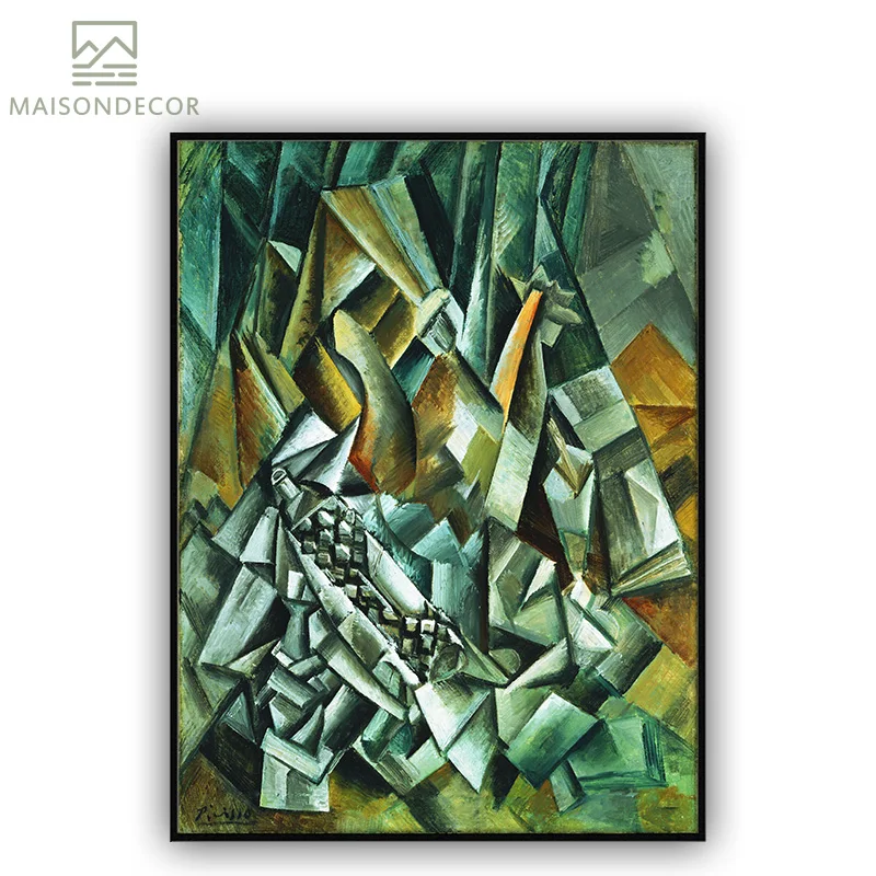 DIY Frame Famous Painter Pablo Picasso Abstract Cubism Oil Painting Replica Prints On Canvas Wall Art Decor For Living Room