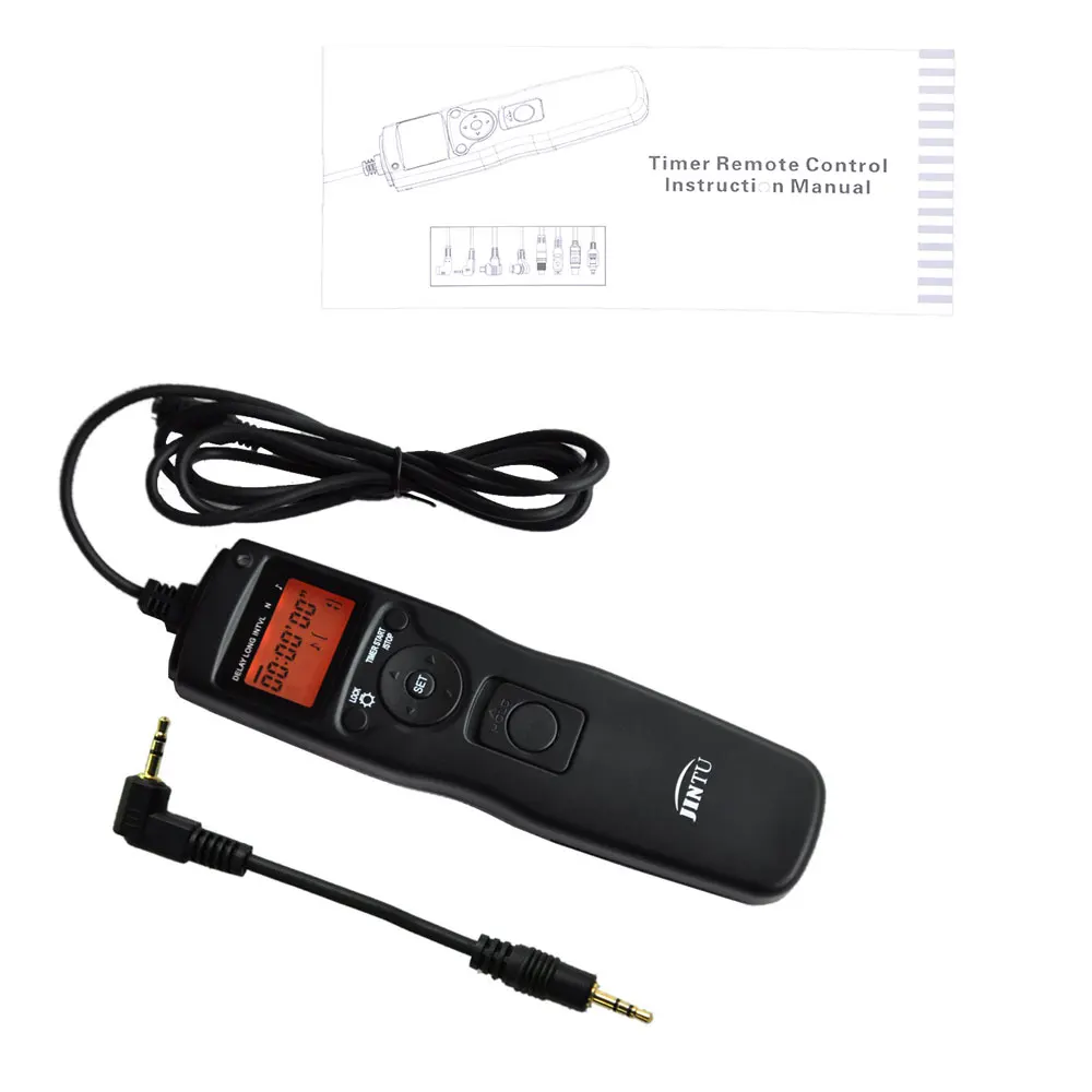 Timer Remote Shutter Release Control C1 For Canon EOS 1300D 200D 80D 70D 60D 700D 600D 1200D T6i T6s T4i T5i DSLR Camera JINTU camera remote shutter button camera remote shutter release