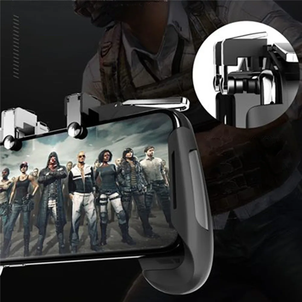 Colorful AK16 Gaming Joystick Gamepad Trigger Fire Button L1R1 Shooter Stretchable PUBG Game Contro