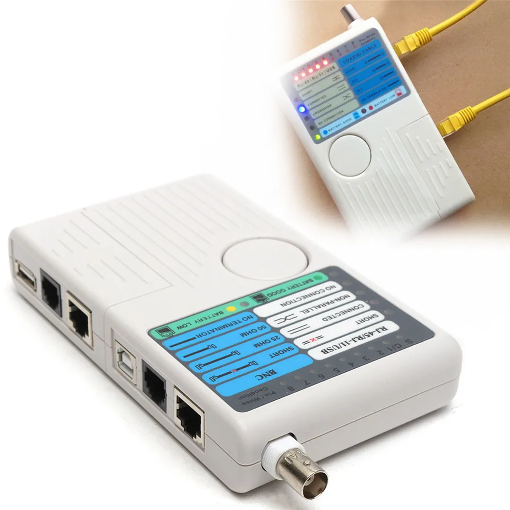 Nieuwe Afstandsbediening RJ11 RJ45 USB BNC LAN Netwerk Kabel тестер Voor UTP STP LAN Kabels Tracker детектор Topkwaliteit инструмент
