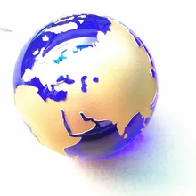 20 шт/партия, гравированный серебряный/Золотой карта синий шар 80 мм Кристаллический Глобус для кристаллический пресс-папье хрустальные Бизнес подарки