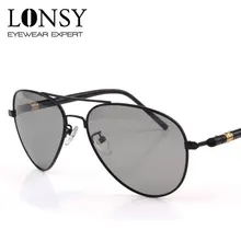 LONSY, мужские поляризованные солнцезащитные очки,, Ретро стиль, для вождения, солнцезащитные очки, мужские, модные, брендовые, Oculos De Sol masculino