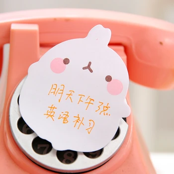 

DL BQ04 Korean cute creative Bunny convenient sticker N sticker tape can be tearing note message wholesale Stationery office