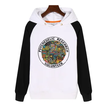 

Psychedelic Research Volunteer Hoodies men women Sweatshirt winter Streetwear Hoodie Tracksuit Sportswear GA995