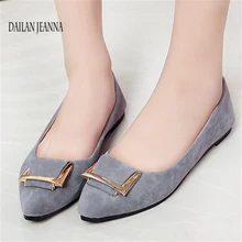 Г. весенне-осенняя новая стильная женская обувь из замши с острым носком и пряжкой женская обувь на плоской подошве и на плоской подошве