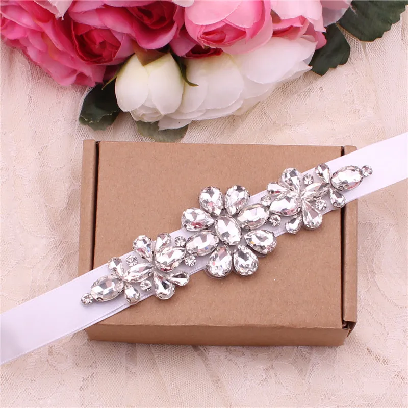 

handmade bridal wedding crystal rhinestone belt dress dinner girdle