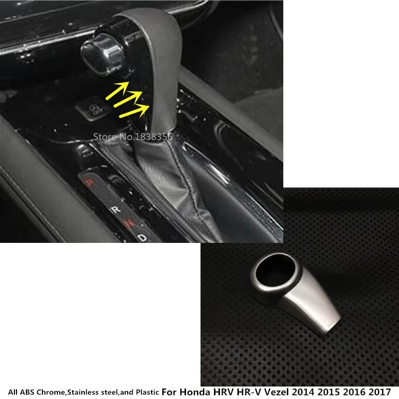 

Hot sale For Honda HRV HR-V Vezel 2014 2015 2016 2017 inner car body cover stick styling Shift knob control lamp frame trim 1pcs