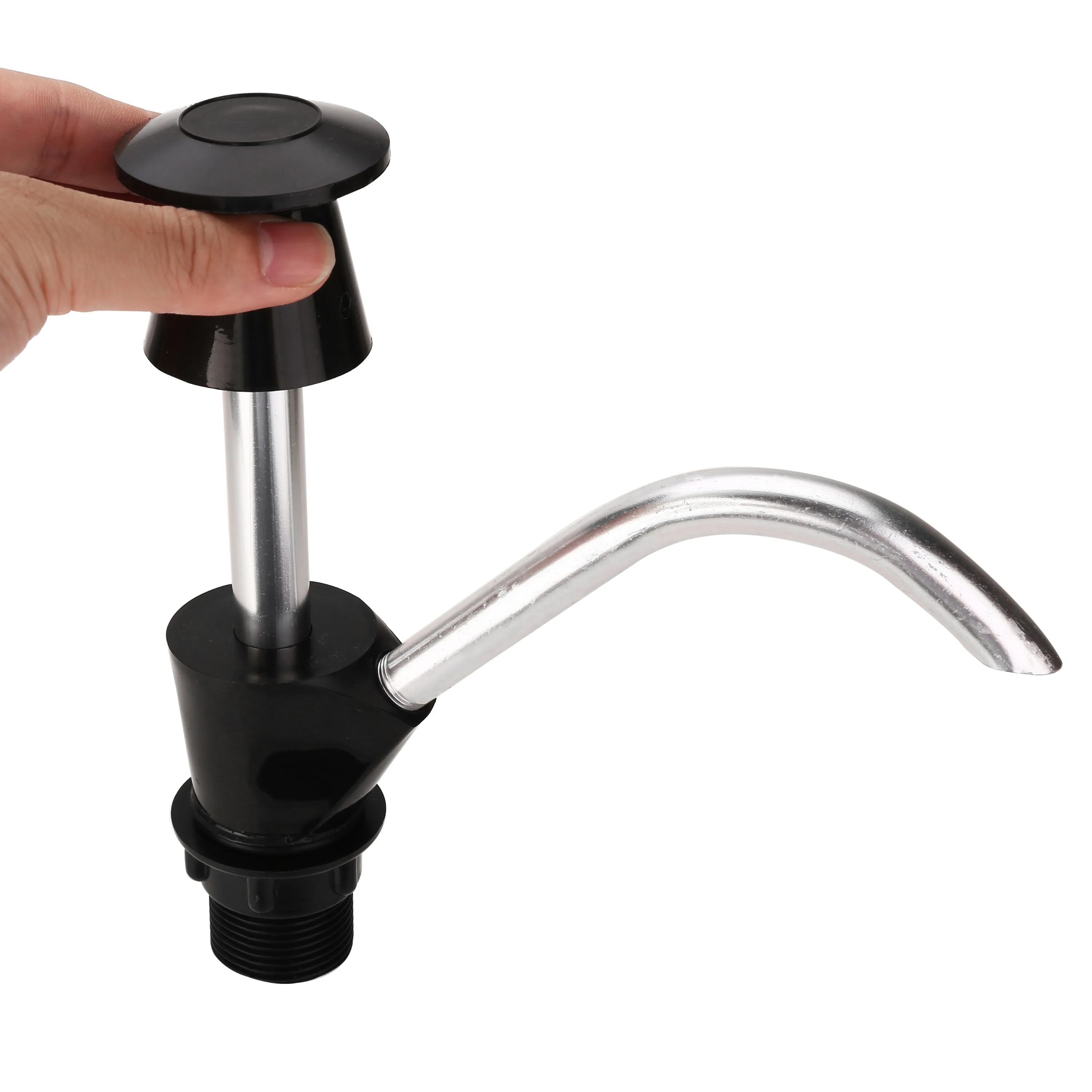 Manual Water Bottle Pumping Faucet Caravan Sink Aluminum Water Hand Pump Tap Camping Trailer Motorhome Drinking Replacement