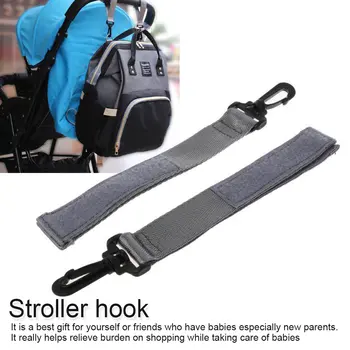 

Roller Pram Carriage Hanger Bag Hook Baby Stroller Accessories Hook Multifunction Baby Stroller Gray Universal Portable Hook