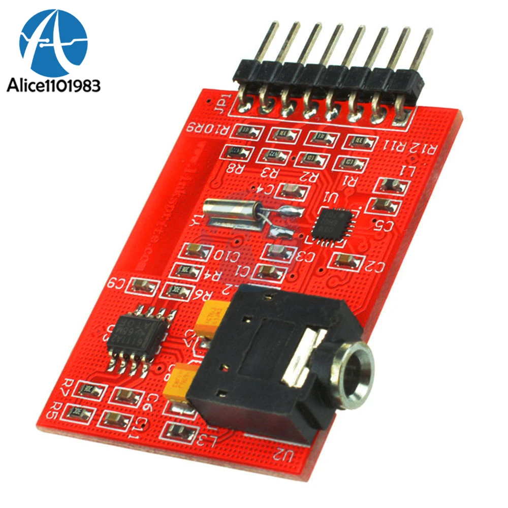 Si4703 RDS FM радио тюнер оценка коммутационная плата для Arduino AVR PIC ARM обнаружения RDS RBDS 3,5 мм аудио разъем модуль DIY KIT