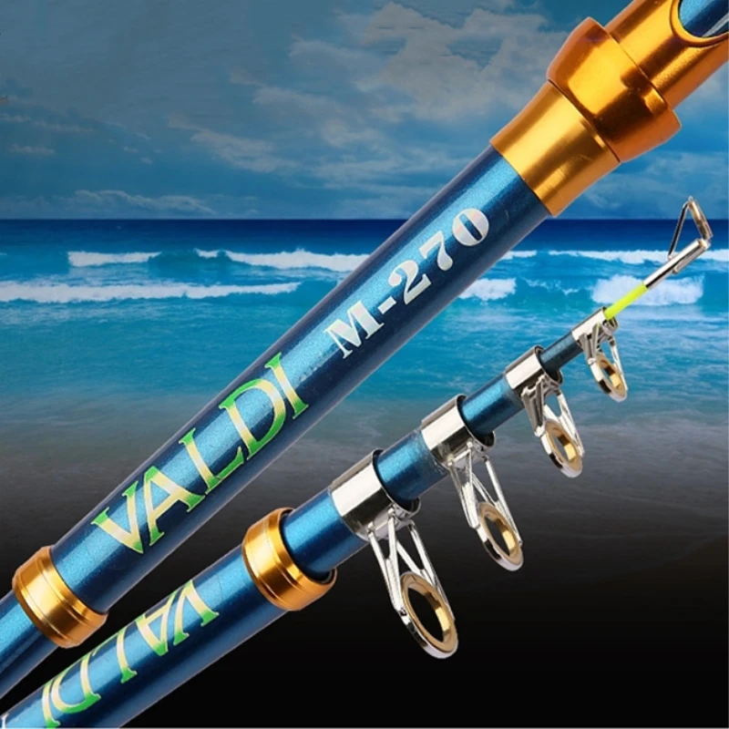 Carbon Spinning Telescopic Fishing Rod Spinning Lure Fishing Rod Fly