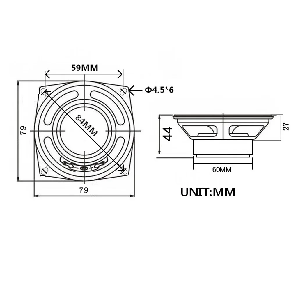 Tenghong 1 шт. 3 дюймов портативная аудио Колонка 4Ohm 8Ohm 15 Вт стекловолокно влажной HIFI Bluetooth полный спектр динамик для компьютера рабочего стола