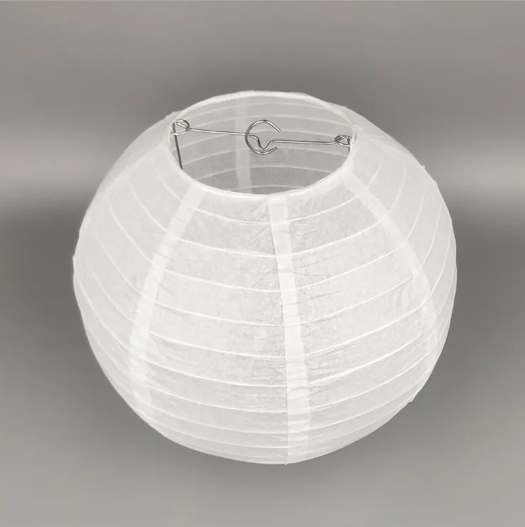 10pcs 12 inch 30cm Round White Paper lanterns Lamps For Wedding Party Decorations Ball Lanterns | Дом и сад