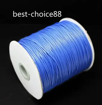 

Free ship 150m Waxed Thread Cotton Cord String Strap Necklace Rope 1.5MM NEW