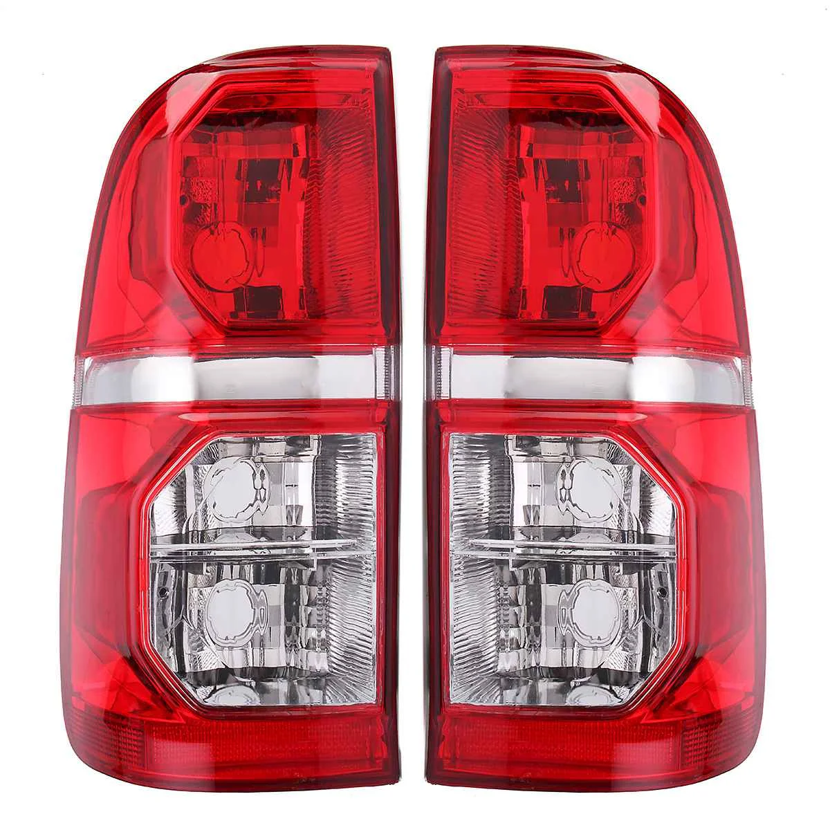 1 шт. 2 шт. хвост задний фонарь тормоза Предупреждение лампы без красный задний светильник фонарь стоп-сигнала для Toyota Hilux 2005- стайлинга автомобилей