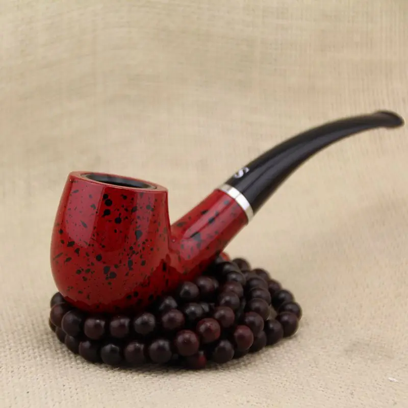 Luxury Smoking Pipe Classic Bending Type Tobacco Pipe Men Cigarette
