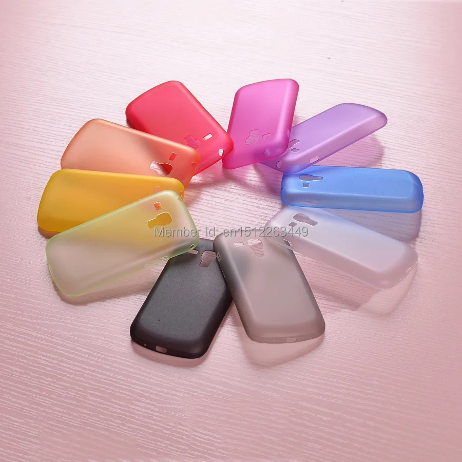 

GREAT PRICE Ultra Thin soft plastic Translucent slim Back Cover Skin Shell Case For Samsung Galaxy S Duos s7562 7562