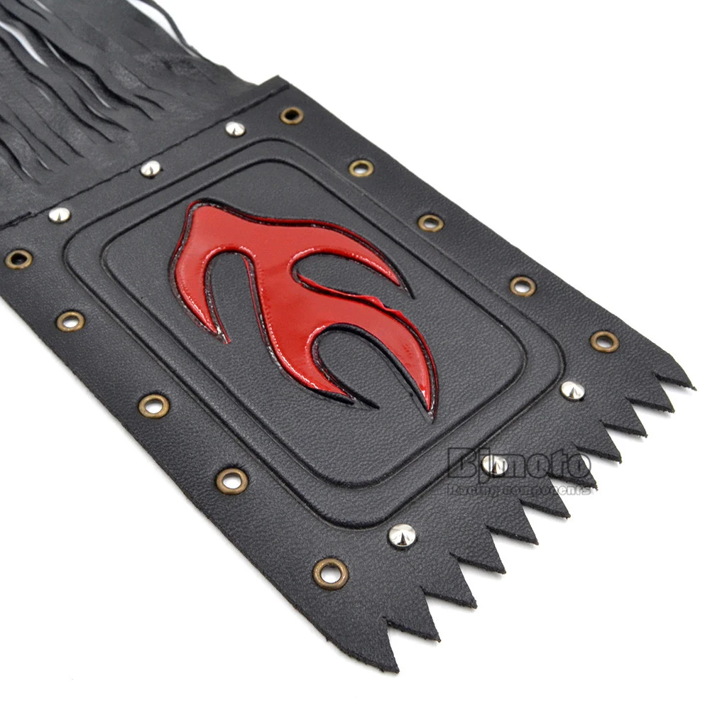 Motorcycle Fringe 23 Grip Cover 19 Lever Cover Combo Tassel For Harley Cruiser (3)